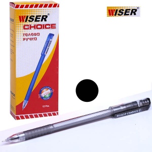  Ручка гелева Wiser "Choice" ЧОРНА, 0,6мм --sh420 фото в интернет магазине канц орг