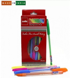  Ручка кульк./масл. CELLO "Rainbow" 1мм, СИНЯ--SH321 фото в интернет магазине канц орг