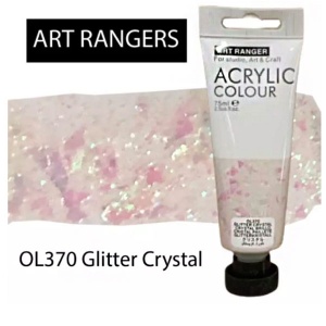  Акрилова фарба гліттер "Glitter Crystal" пласт туб, 75мл, OL370--KR32 фото в интернет магазине канц орг
