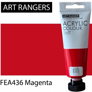  Акрилова фарба "Magenta" пласт туб, 75мл, FEA436--KR43 фото в интернет магазине канц орг