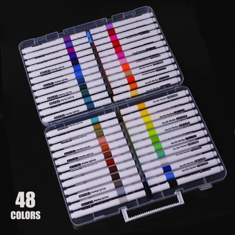 Набір акрилових маркерів 48 кольорів 206A--76268 фото в интернет-магазине Канц орг