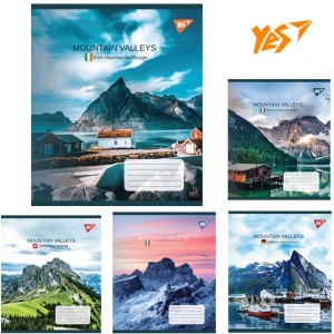  Уч Зошит 96арк== лінія "YES"/765063/ "Mountain valleys" фото в интернет магазине канц орг