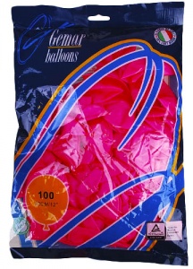  Повітряні кульки 30 см Gemar (Італія) 100 шт ( рожеві) фото в интернет магазине канц орг