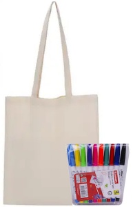  Набір " Малюємо маркерами" (маркери + сумка)--MN17 фото в интернет магазине канц орг