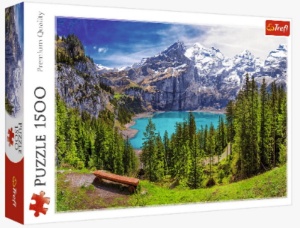  Пазли - (1500 елм.) "Озеро Ешинен, Альпи, Швейцарія" Trefl, 26166 фото в интернет магазине канц орг