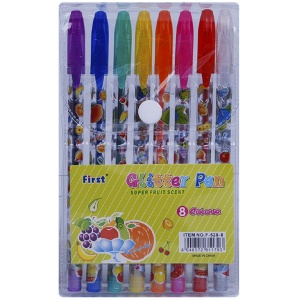  Ручки гелеві (набір), "Glitter pens" 8 шт,.528-8--ng604 фото в интернет магазине канц орг