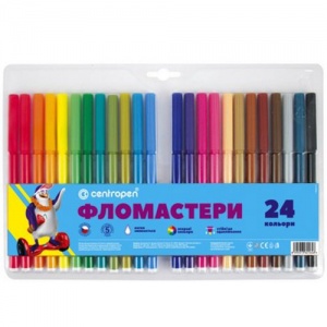  Фломастери "Centropen" 7790TR-24, 24 кольори фото в интернет магазине канц орг
