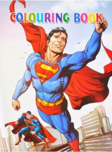  Розфарбовка з наклейками "Супермен", A4 Y-076 фото в интернет магазине канц орг