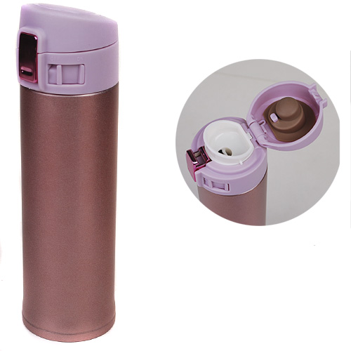 Пляшка-термос  "Перламутр" 500 мл,DSCN0139-500,рожева