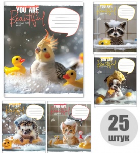  Уч Зошит 12арк// коса з додатк. лінією/ТВ-107/ №2535 Спа (набір 25 шт.)--T72 фото в интернет магазине канц орг