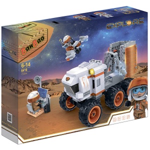  Конструктор "Космічні дослідження" (350 елм.) Марсохід з обладнанням / Banbao, 6416 фото в интернет магазине канц орг