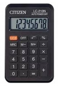  Калькулятор CITIZEN LC-210NR кишеньк..8-розр.99*64мм--76385 фото в интернет магазине канц орг