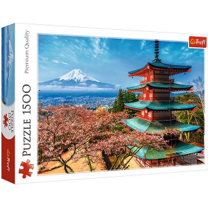  Пазли - (1500 елм.) - "Гора Фудзі" (Японія) / Trefl, 26132 фото в интернет магазине канц орг