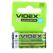  Батарейка LR3, лужна, VIDEX Alkaline (міні блістер) фото в интернет магазине канц орг