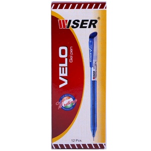  Ручка гелева Wiser "Velo" 0,6мм синя--sh419 фото в интернет магазине канц орг