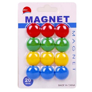  Магніти для дошки "Colours" 12 шт.2см, DSCN1570 фото в интернет магазине канц орг