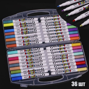  Набір акрилових маркерів 36 кольор. KY-1106 --76261 фото в интернет магазине канц орг