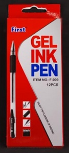  Ручки гелеві /F-118 /  "White" чорнила БІЛІ ( ЦІНА ЗА 12 ШТ.) --G211P фото в интернет магазине канц орг