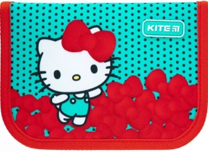  Пенал "Kite" /HK21-622/ 1 від., 2 відв., без напов. Hello Kitty (47284))--ps376 фото в интернет магазине канц орг