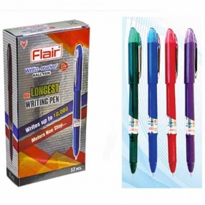  Ручка "Flair" 743DX "Writometer DX" (10 км) КОЛ.КОРПУС, синя фото в интернет магазине канц орг