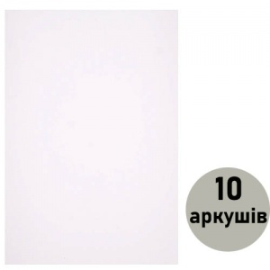  Фоаміран (флексика) білий, товщ. 1,5мм з клеєм А4 ( 10 арк.) 15KA4-7021 фото в интернет магазине канц орг