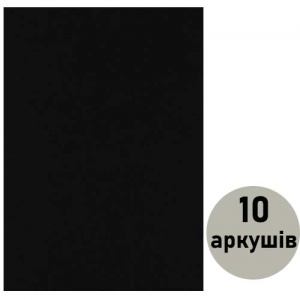  Фетр HARD HQ170-035 1,2мм, чорний ( 10 арк.) фото в интернет магазине канц орг