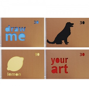  Альбом для малювання (А4, спір  30 арк.)"Зибнев" "Крафт" фото в интернет магазине канц орг