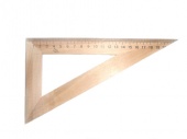  Лінійка (трикутник) дерев'яний, 60x90x30 градусів,22см фото в интернет магазине канц орг