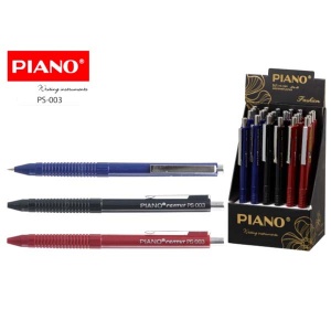  Ручка масляна автомат "Piano" "Featly" синя, PS-003--sh282 фото в интернет магазине канц орг