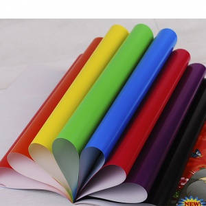  Папір кольоровий "Коленкор" глянцевий А4 16 арк. фото в интернет магазине канц орг