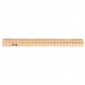  Лінійка дерев'яна 25 см--LN9 фото в интернет магазине канц орг
