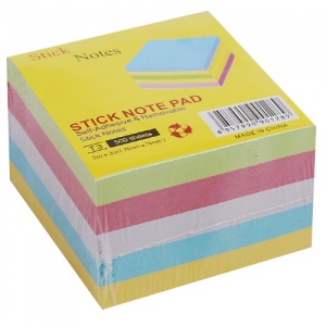  Папір самокл. "Stick note pad" 76 * 76 мм 500 арк., 7750 фото в интернет магазине канц орг