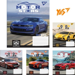  Уч Зошит 96арк# кл. "YES" /765409/ "Motor stars" фото в интернет магазине канц орг