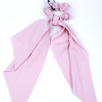 Резинка твілі з длінними хвостиками , світло-рожева 460-7 фото в интернет-магазине Канц орг
