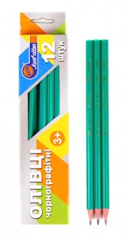 Олівці графітні без  гумки 12 шт.  650B-HB --71165 фото в интернет-магазине Канц орг