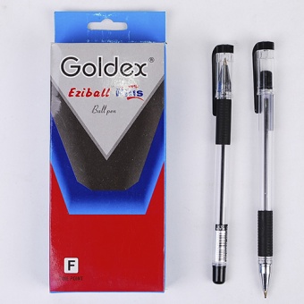 Ручка масляна Goldex "Ezi Ball PLUS" чорна, 893 фото в интернет-магазине Канц орг