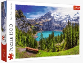Пазли - (1500 елм.) "Озеро Ешинен, Альпи, Швейцарія" Trefl, 26166 фото в интернет-магазине Канц орг