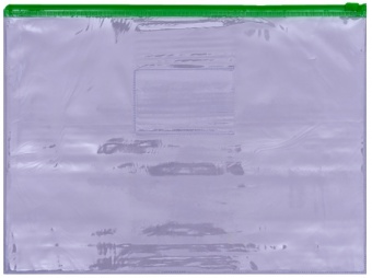 Папка-конверт бігунок, прозора. A4, зелена--p28a фото в интернет-магазине Канц орг