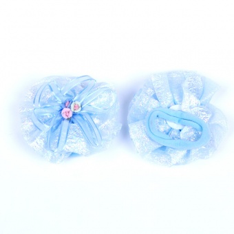 Резинка блакитна квітка ,  567-1 фото в интернет-магазине Канц орг