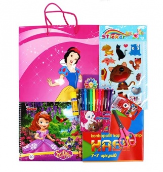 Набір подарунковий  (дівчинці) (пакет Білосніжка) фото в интернет-магазине Канц орг