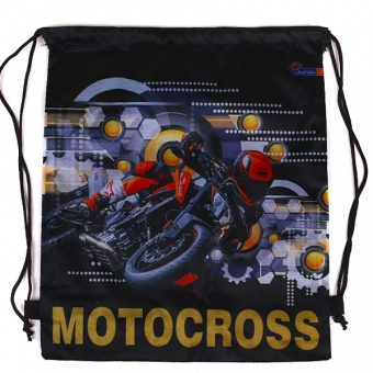 Сумка-мішок "Motocross" 40*33см,, M2009--s612 фото в интернет-магазине Канц орг
