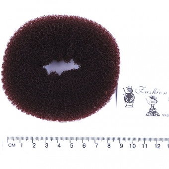 Бублик для волосся 8.5 см, коричневий , 238-3 фото в интернет-магазине Канц орг