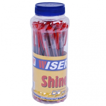 Ручка масл. Wiser "SHINE" 0,6мм, ЧЕРВОНА--sh425 фото в интернет-магазине Канц орг