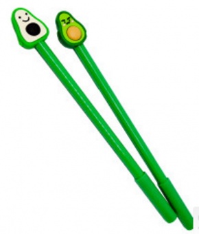 Ручка з іграшкою "Авокадо, гелев., синя C0097--sh400 фото в интернет-магазине Канц орг