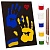  Набір для створення "Відбитки рук на ЧОРНОМУ полотні 25*35 см"--RR10 фото в интернет магазине канц орг