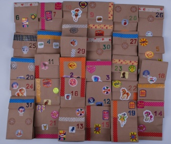 Новорічний адвент календар (для дівчинки) 31 день. фото в интернет-магазине Канц орг