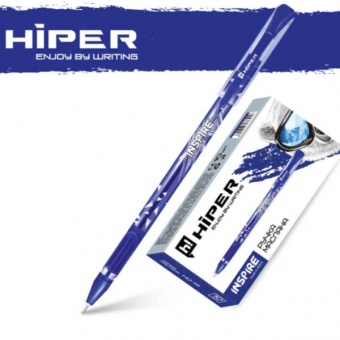 Ручка масляна "Hiper" "Inspire" синя, HO-115 фото в интернет-магазине Канц орг