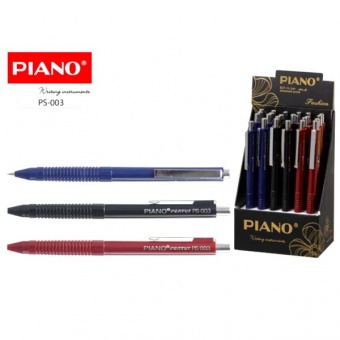 Ручка масляна автомат "Piano" "Featly" синя, PS-003--sh282 фото в интернет-магазине Канц орг