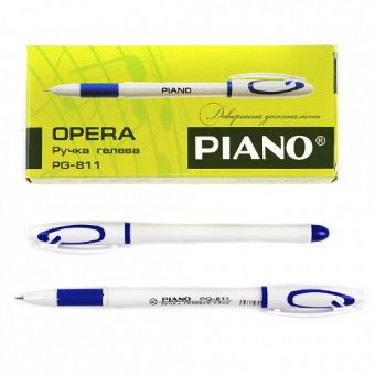 Ручка гел. "Piano", синя, PG-811 фото в интернет-магазине Канц орг