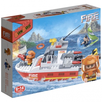 Конструктор "Пожежники" (295 елм.) Пожежний катер / Banbao, 7122 фото в интернет-магазине Канц орг
